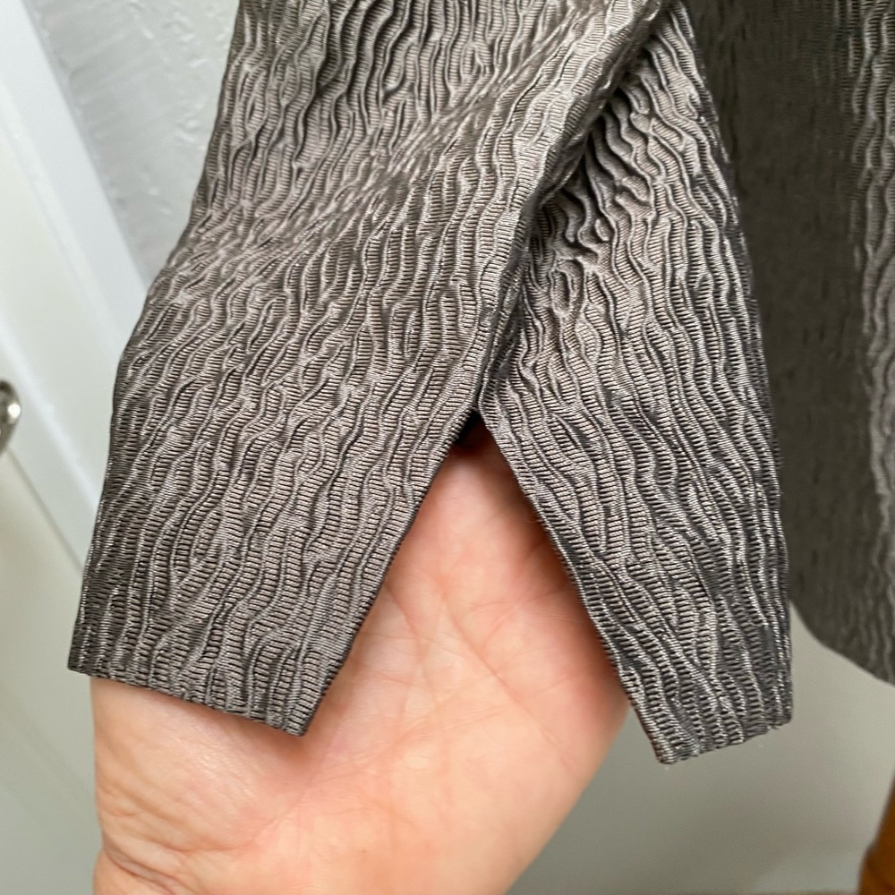 Eileen Fisher Kimono Jacket 3/4 Sleeves Silk Squiggle Branch Small NWT - Picture 6 of 15